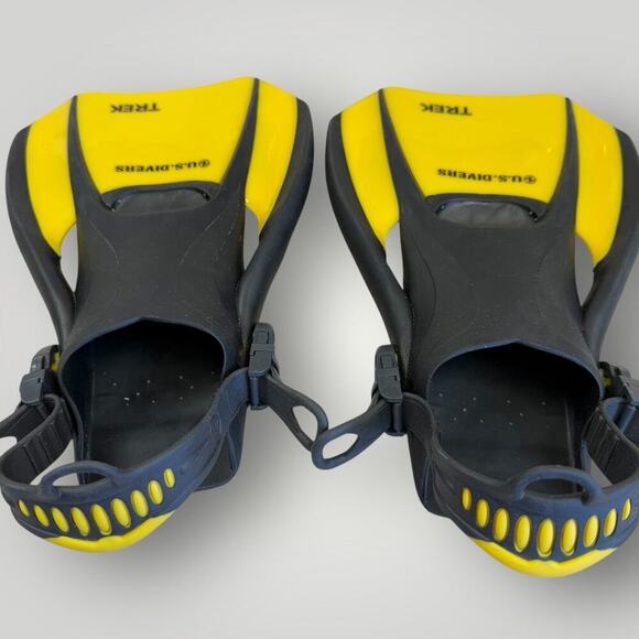US Divers Trek Snorkling Diving Fins Compact Unisex Small Men 4-7 Women 6.5-8.5 - Picture 5 of 14